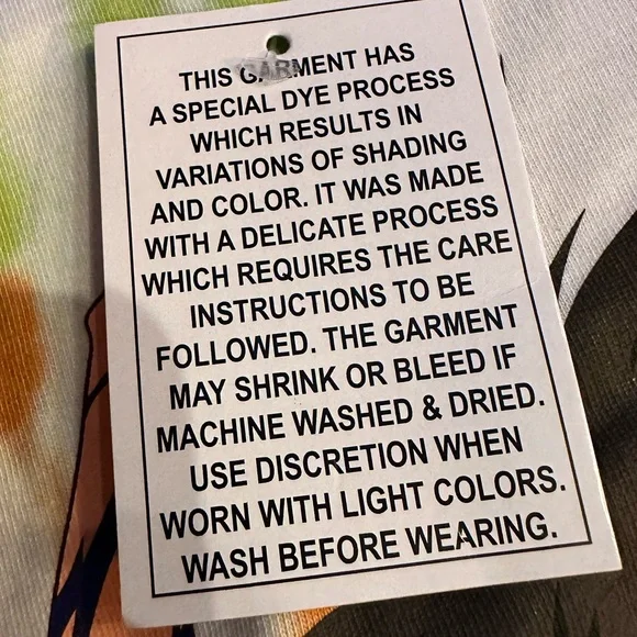 Tie-Dye Graphic Tee - Green and Orange - Picture 9 of 12